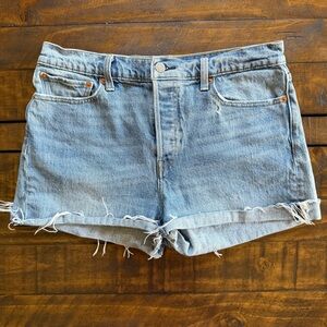 Levi’s Button Fly Cut Off Shorts, Women’s Size 31